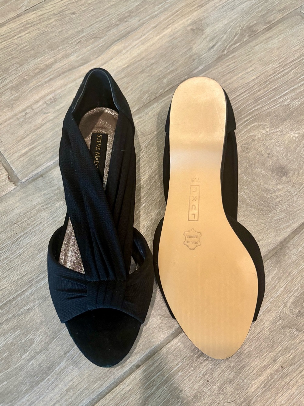 Steve Madden | LUXE | 7.5 | Black Sheer Dress Pumps